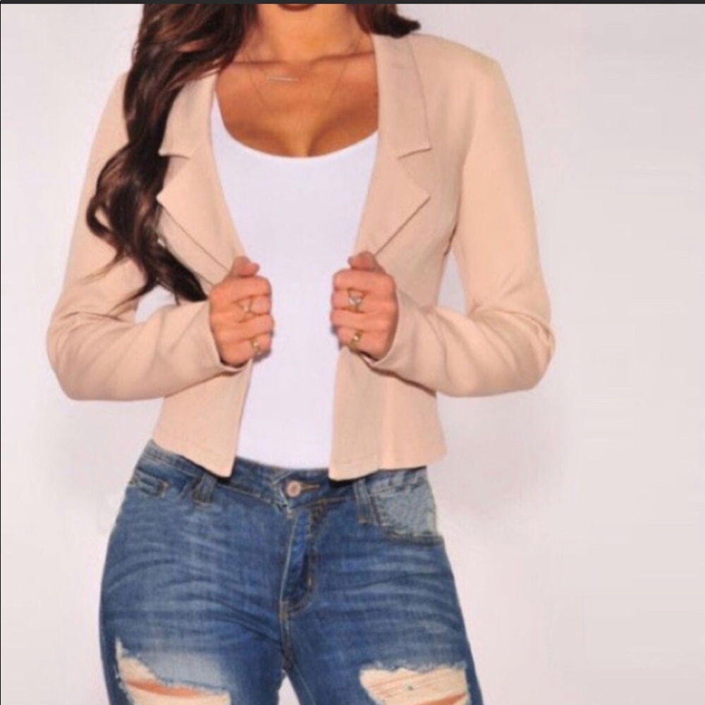 NWOT laced jacket pink